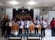 Penetapan nomor urut pasangan calon Bupati dan Wakil Bupati di KPU Sumba Tengah (TIM/Lintas Sumba)