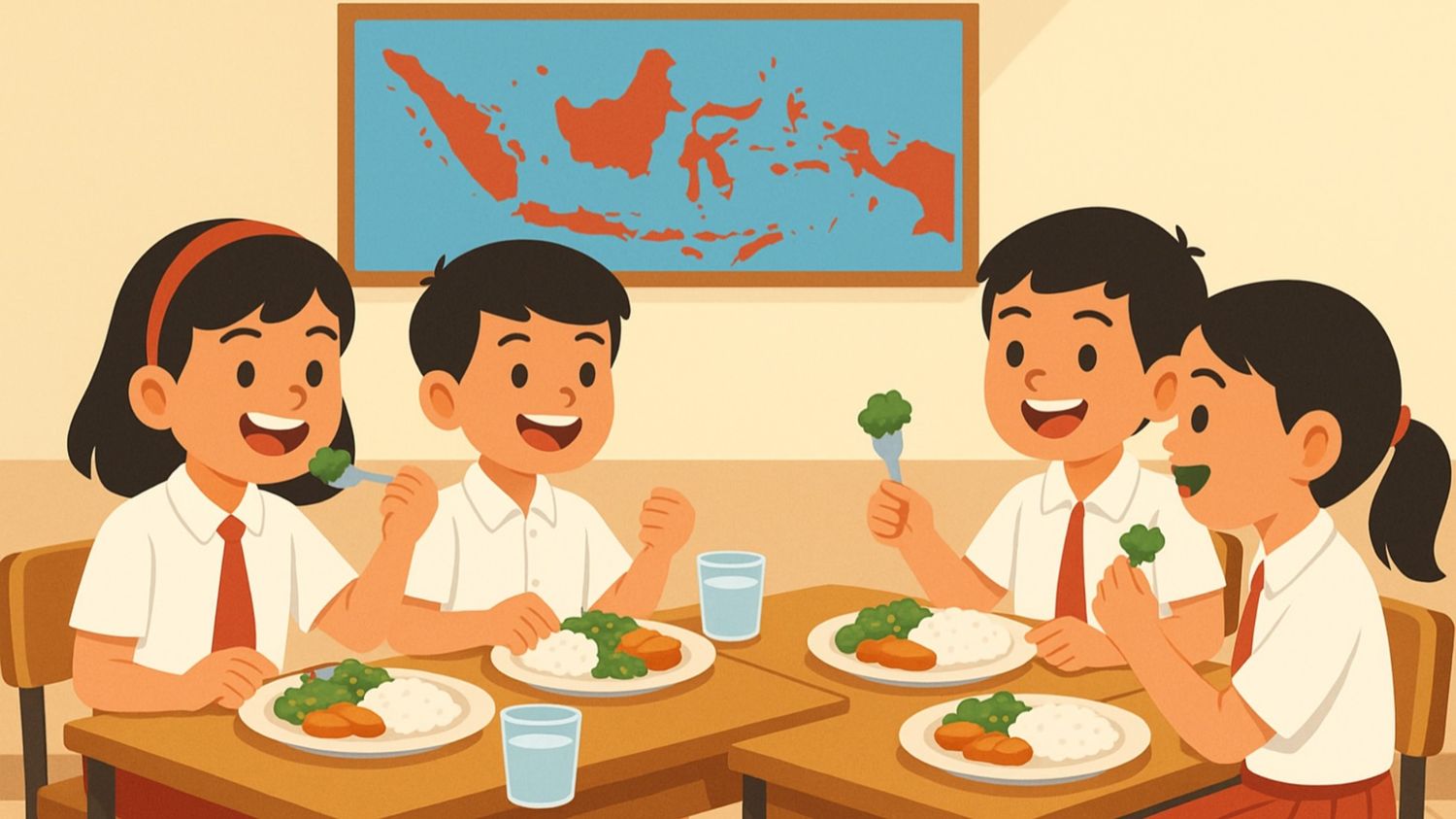 PPN/Bappenas menyatakan MBG menjadi bagian nyata menuju Visi Indonesia Emas 2045 (Johan Sogara/Lintas Sumba)