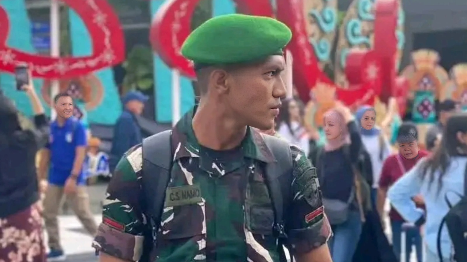 Prada Lucky Chepril Saputra Namo saat masih hidup (Johan Sogara/Lintas Sumba)
