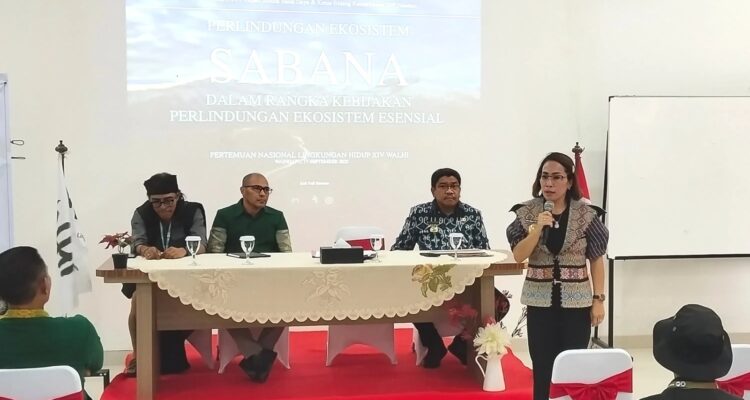 Pertemuan Nasional Lingkungan Hidup (PNLH) XIV WALHI di Hotel Tanto, Waingapu, Sumba Timur (Johan Sogara/Lintas Sumba)