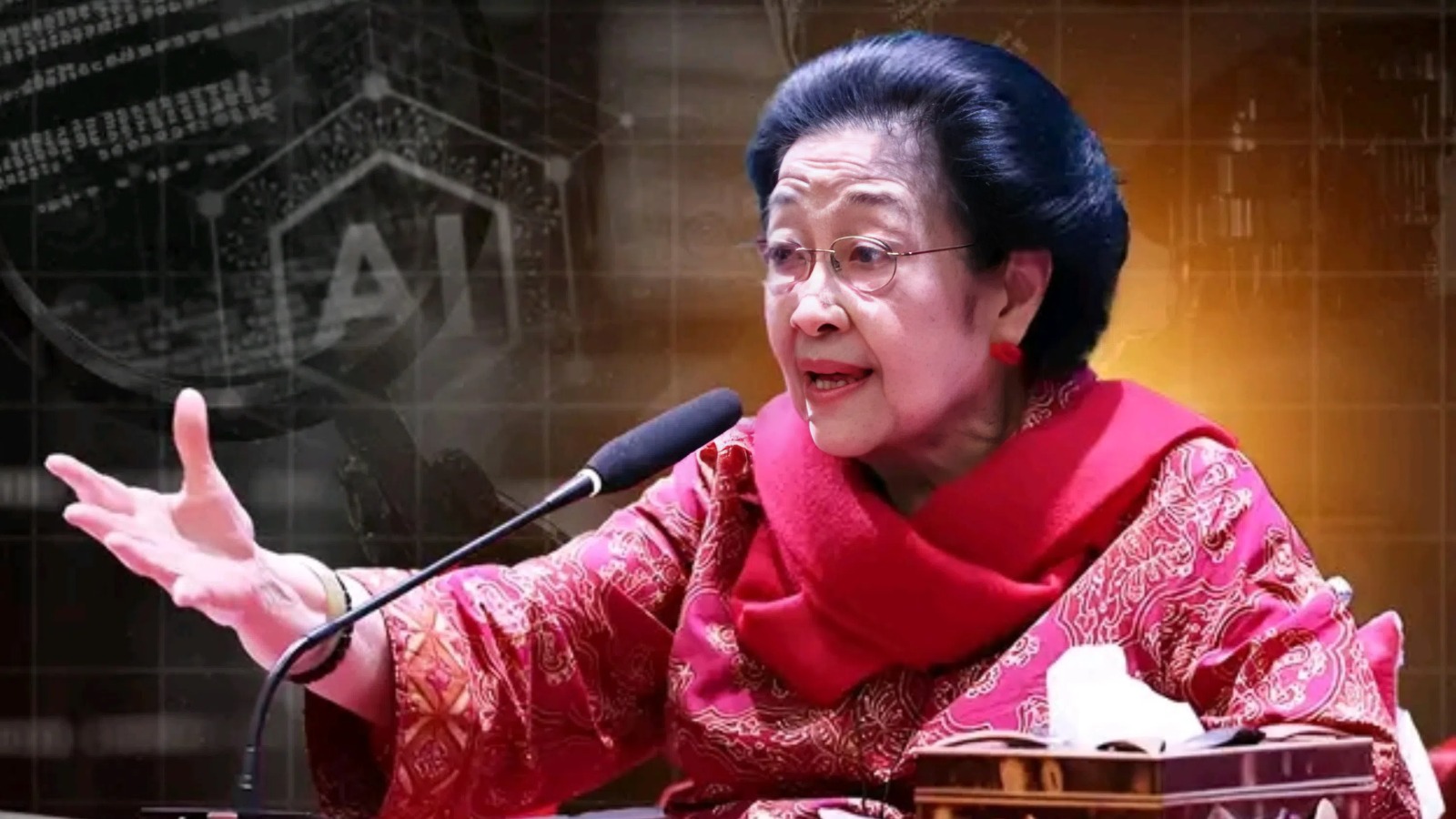 Putri Proklamator sekaligus Presiden ke-5 RI, Megawati Soekarnoputri, ingatkan generasi muda soal kecerdasan buatan (PDI Perjuangan/Lintas Sumba)
