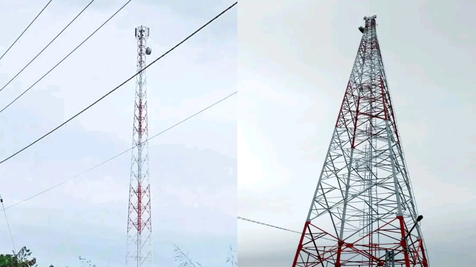 Potret salah satu tower signal di Kabupaten Sumba Barat Daya (SBD) yang menjulang tinggi (Johan Sogara/Lintas Sumba)