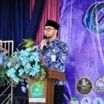 Wakil Bupati Aceh Barat, Said Fadheil, saat memberikan sambutan dalam ajang Competition of Science Religion and Art (Comsrat) VIII MAN 1 Aceh Barat (Muhibbul Jamil/Lintas Sumba)