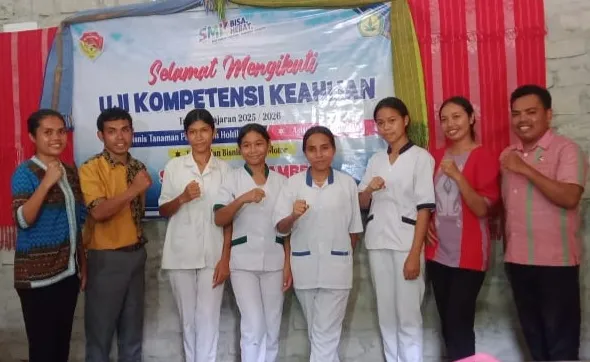 SMK Kalaki Kambe, Ujian Kompetensi Keahlian, Siswa, Kemampuan ,Teknik, Kesehatan, dan Pertanian
