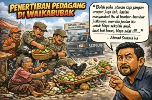Penertiban, Pedagang, Satpol PP, Waikabubak, Sumba Barat, Tuai Kritik Tajam, Warganet