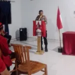 Hadiri Konfercab IV GMNI SBD, kepolisan Polres SBD, Ajak GMNI SBD  Bersama Jaga Kamtibmas