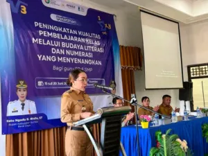 Dorong SDM Unggul, Bupati SBD Ratu Wulla Perkuat Pembelajaran Literasi dan Numerasi Guru
