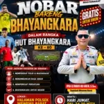 Nobar HUT Bhayangkara ke-80, kapolsek Webar IPDA Elfridus Iku Arem Ajak masyarakat Jaga Kamtibmas