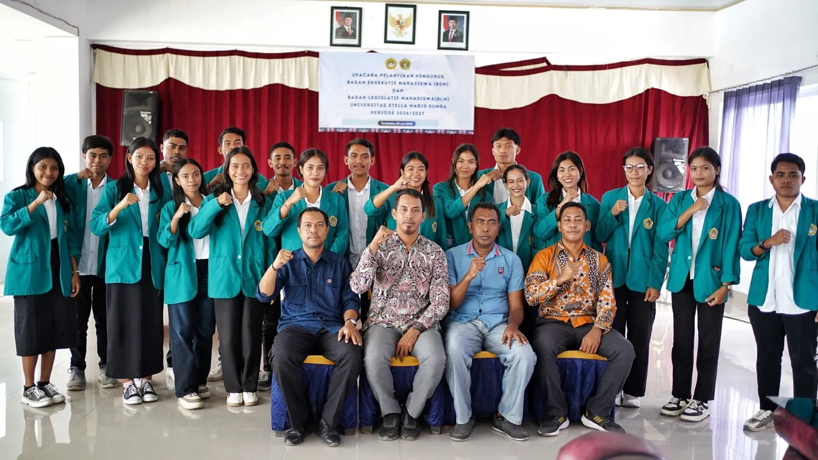 BEM dan BLM UNMARIS Sumba Periode 2026/2027 Resmi Dilantik