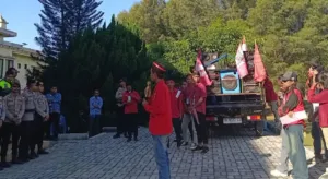 Ketua DPC GMNI SBD Sorot rendanya upah, dan adanya Dugaan Oknum yang melakukan tambang pasir ilegal untuk pembangunan KDMP