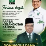 Dominggus Dama ,Pimpin, DPC, PKB,Sumba Barat Daya, Periode 2026–2031, Fokus Konsolidasi, Penguatan, Struktur Partai