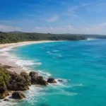 Panorama Pantai Marosi di Desa Patiala Bawa, Kecamatan Lamboya, Kabupaten Sumba Barat, Provinsi NTT (Johan Sogara/Lintas Sumba)