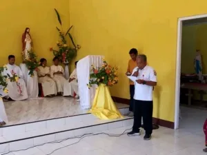 Mewakili Bupati, Kadis Perpustakaan SBD Hadiri Misa Pemberkatan Gereja di Kodi Utara