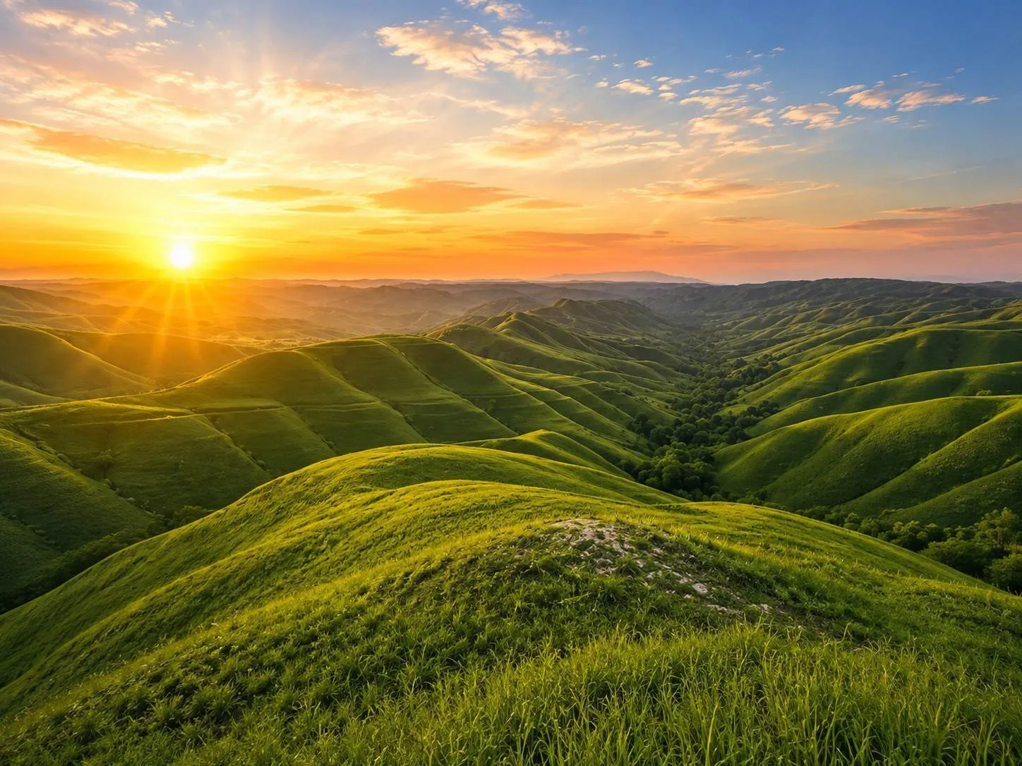 Sunrise di Bukit Hiliwuku, Sumba Timur (Johan Sogara/Lintas Sumba)