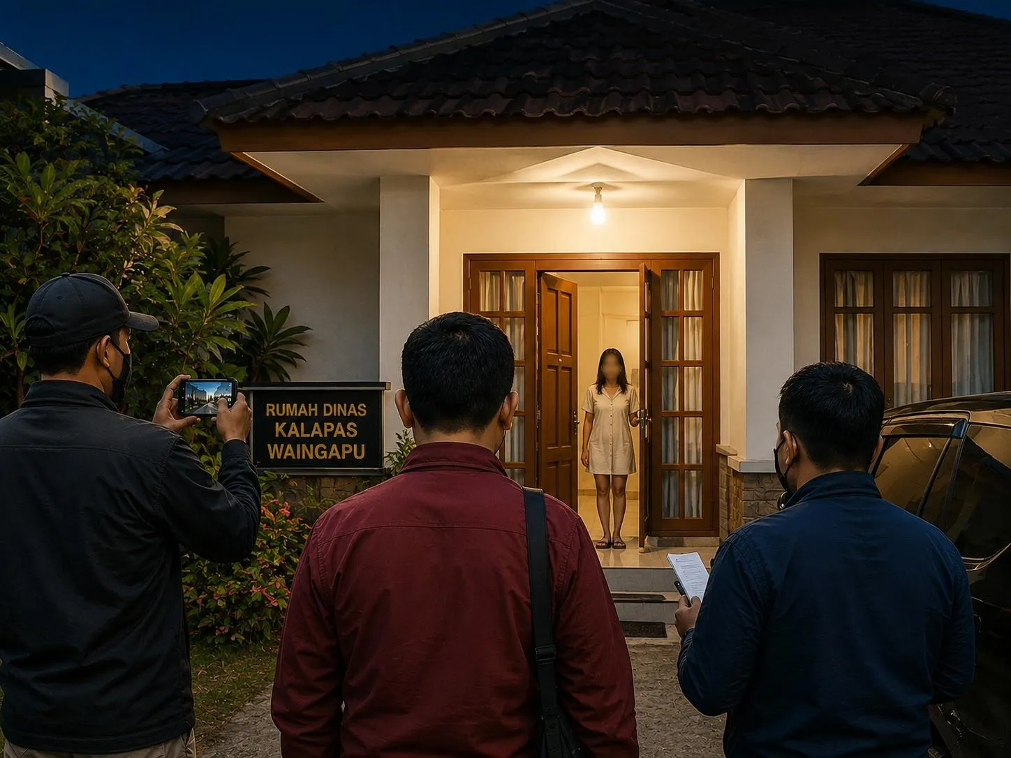 Gambar Ilustrasi. Video penggerebekan di rumah dinas Kepala Lapas (Kalapas) Waingapu (Johan Sogara/Lintas Sumba)