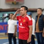 Wakil Bupati Sumba Barat Daya (SBD), Dominikus Alphawan Rangga Kaka, saat buka Turnamen Futsal Bupati Cup Jilid II Tahun 2026 di Charlie Sports Center, Kota Tambolaka (Johan Sogara/Lintas Sumba)
